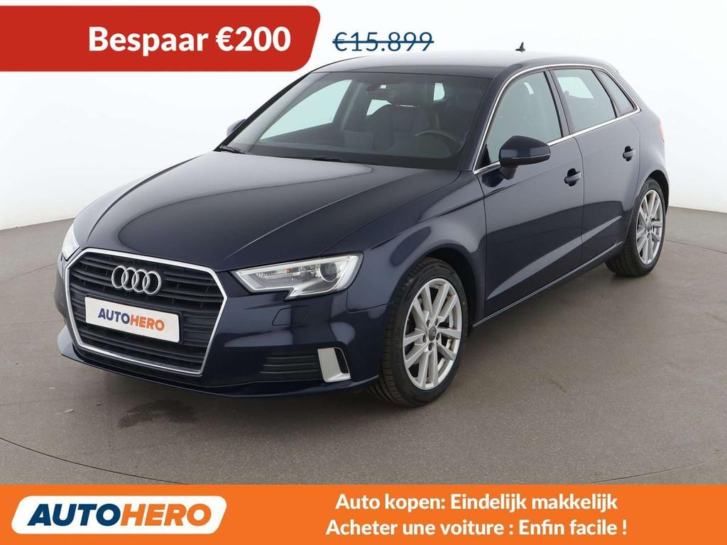 Audi A3 35 TFSI Sport (bj 2018), Auto's, Voorwielaandrijving, 1325 kg, 149 g/km, Blauw