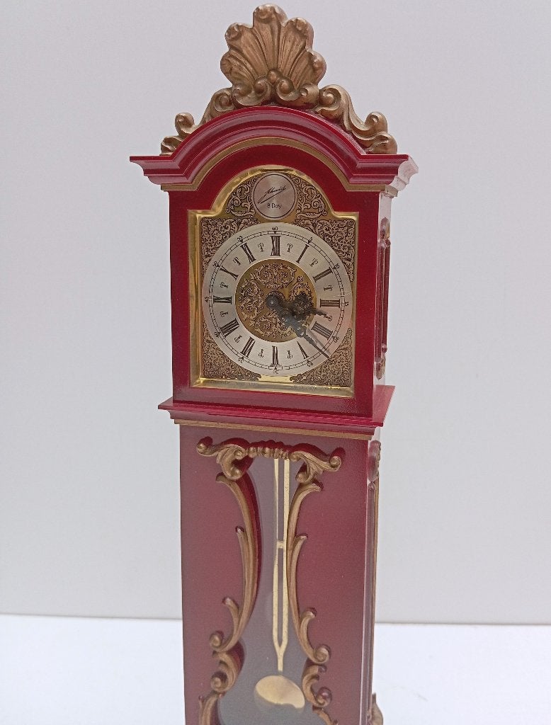 TAFELKLOK SCHMID 8 DAY KLOK UURWERK, Antiek en Kunst, Ophalen of Verzenden