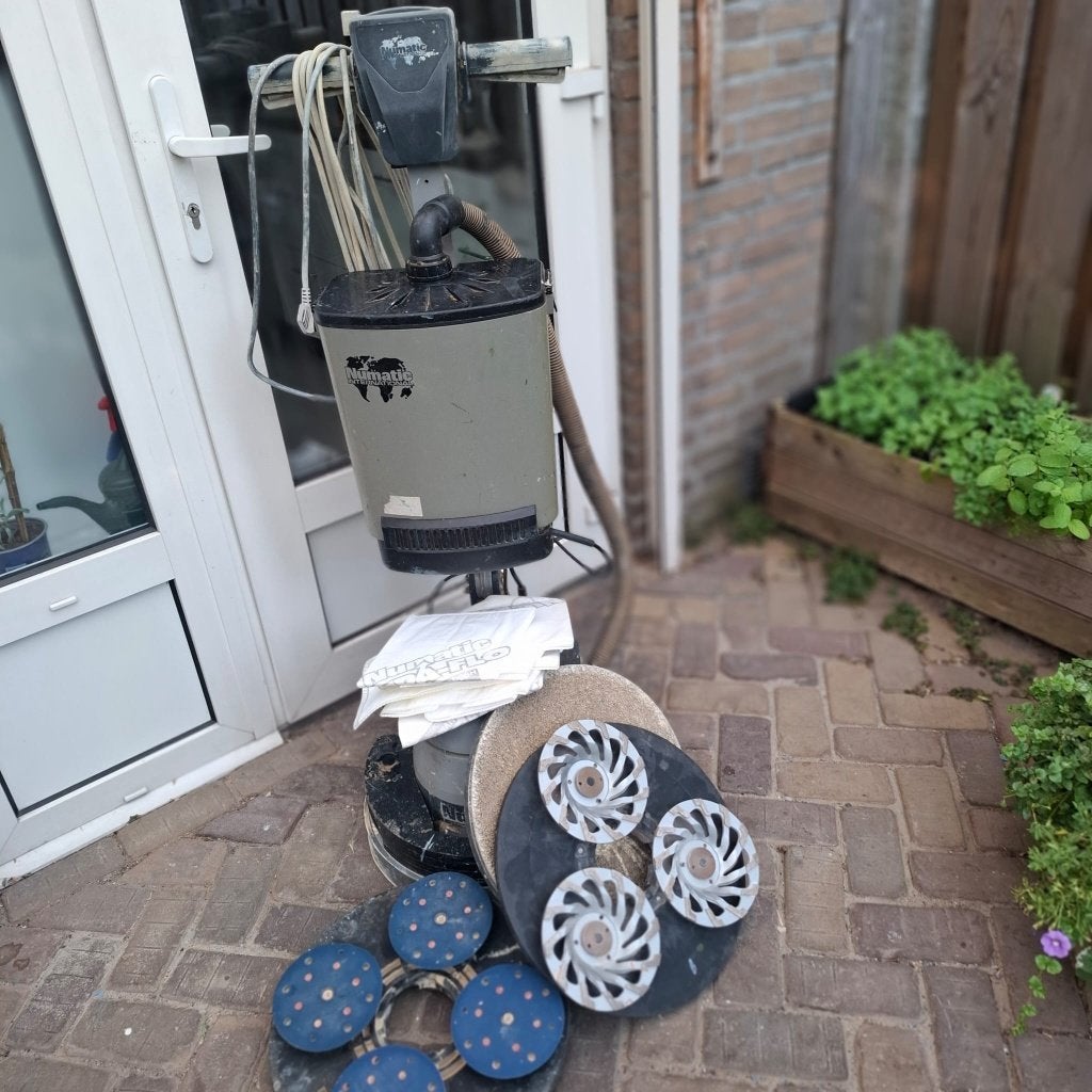 Parket schuurmachine vloerschuurmachine, Doe-het-zelf en Bouw, Ophalen