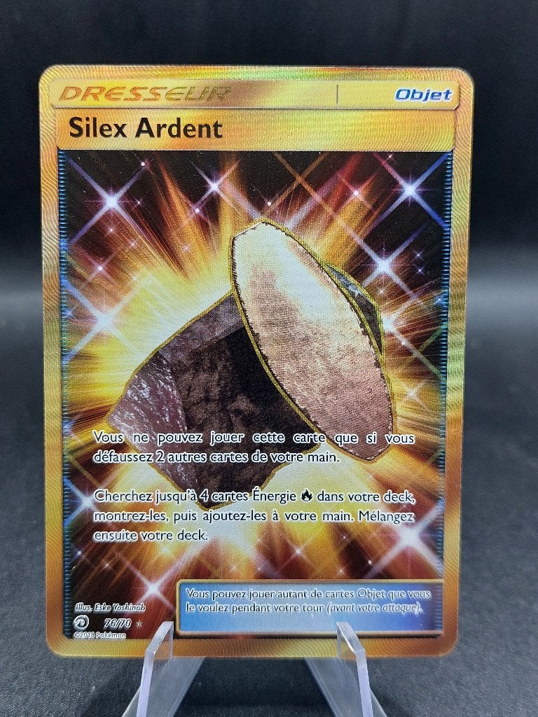 Carte pokémon silex ardent 76 70 majesté des dragons, Enlèvement, Utilisé, Cartes en vrac, Foil