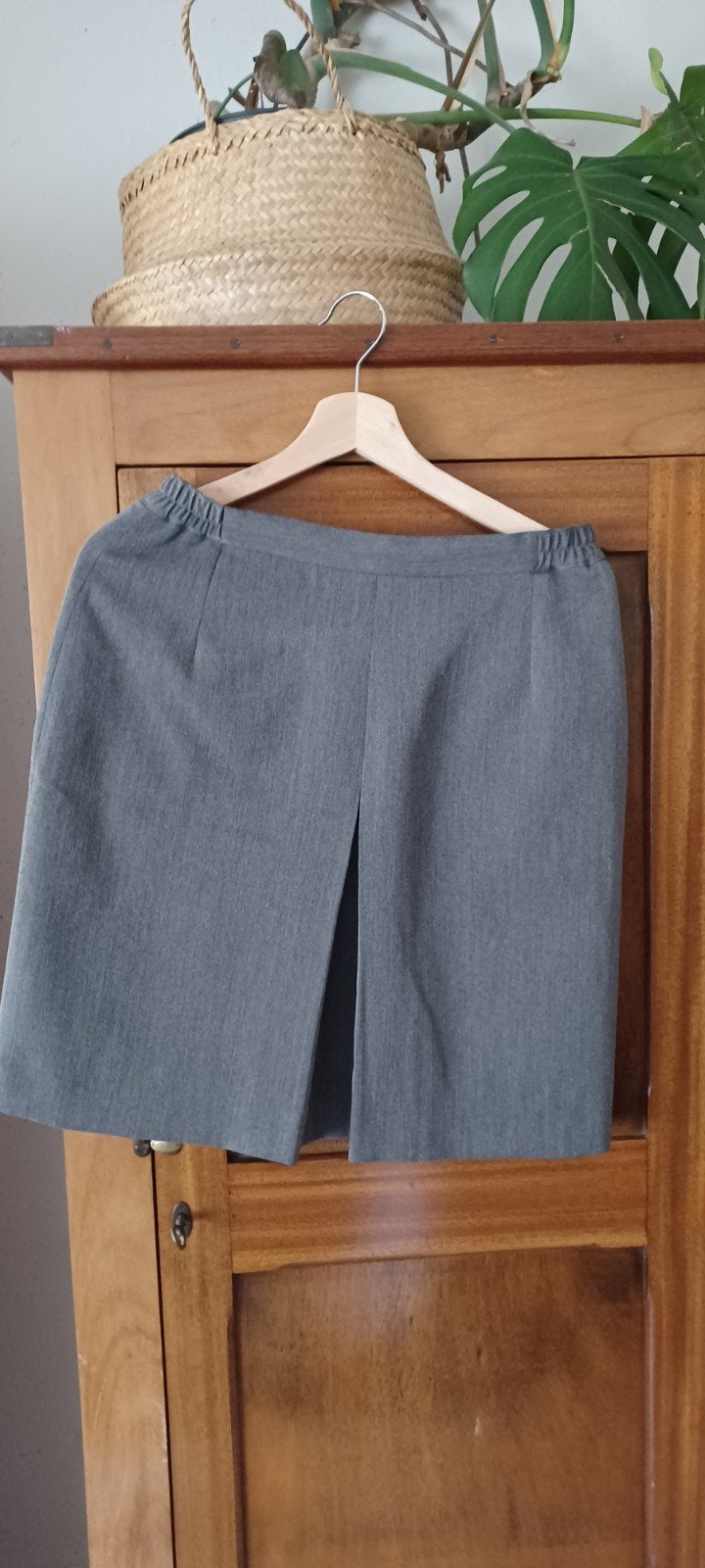 Grijze uniformrok maris-stella maat M 38, Kleding | Dames, Rokken, Ophalen, Maat 38/40 (M), Grijs