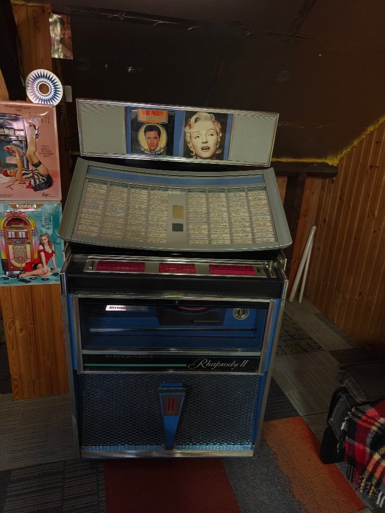 Juke box rock ola, Enlèvement, Utilisé, 1960 à 1970, Rock Ola