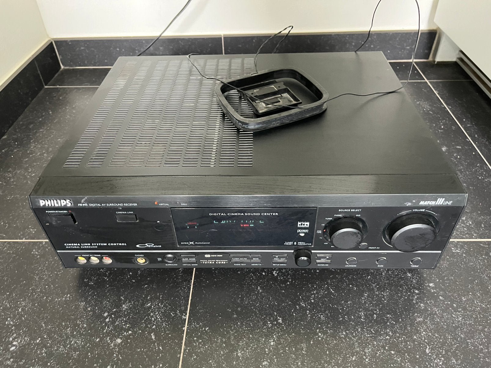 Philips MatchLine FR995 5.1 surround versterker met Phono, Audio, Tv en Foto, Gebruikt, 60 tot 120 watt, Ophalen, Overige merken