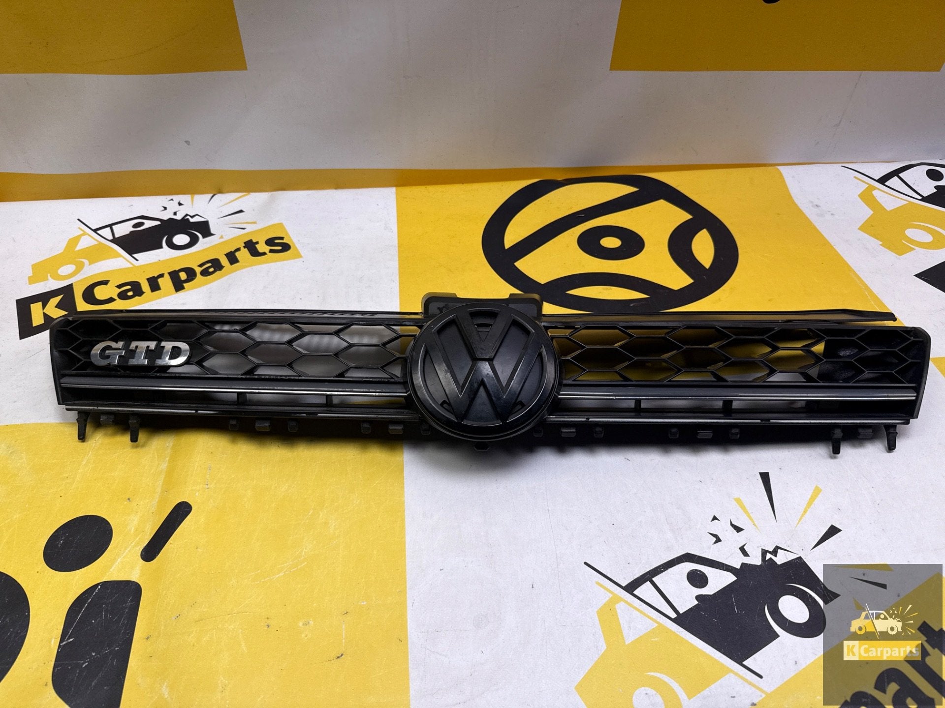 VW Golf 7 GTD GRILL MK7 Voorbumpergrille 5G0853653J, Auto-onderdelen, Gebruikt, Volkswagen, Volkswagen AG, Vw@volkswagen.de