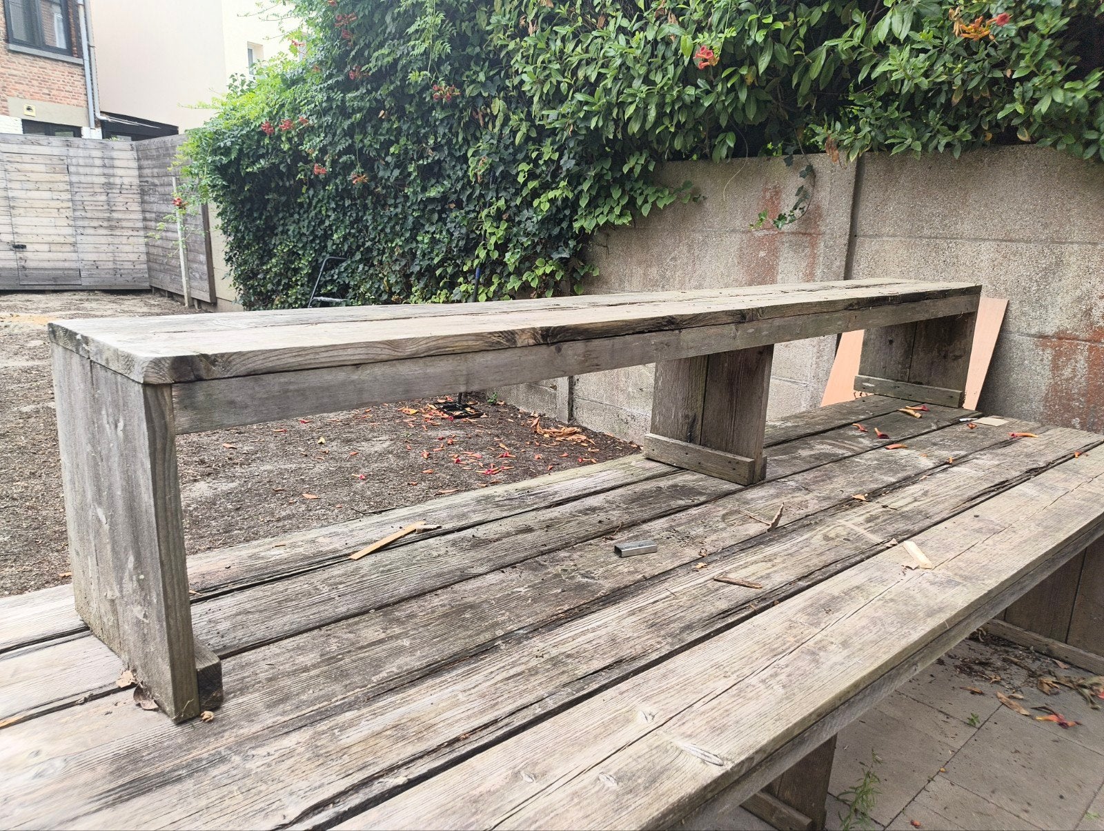 Oude tuinbank 2.80 cm, Tuin en Terras, Tuinbanken, Ophalen