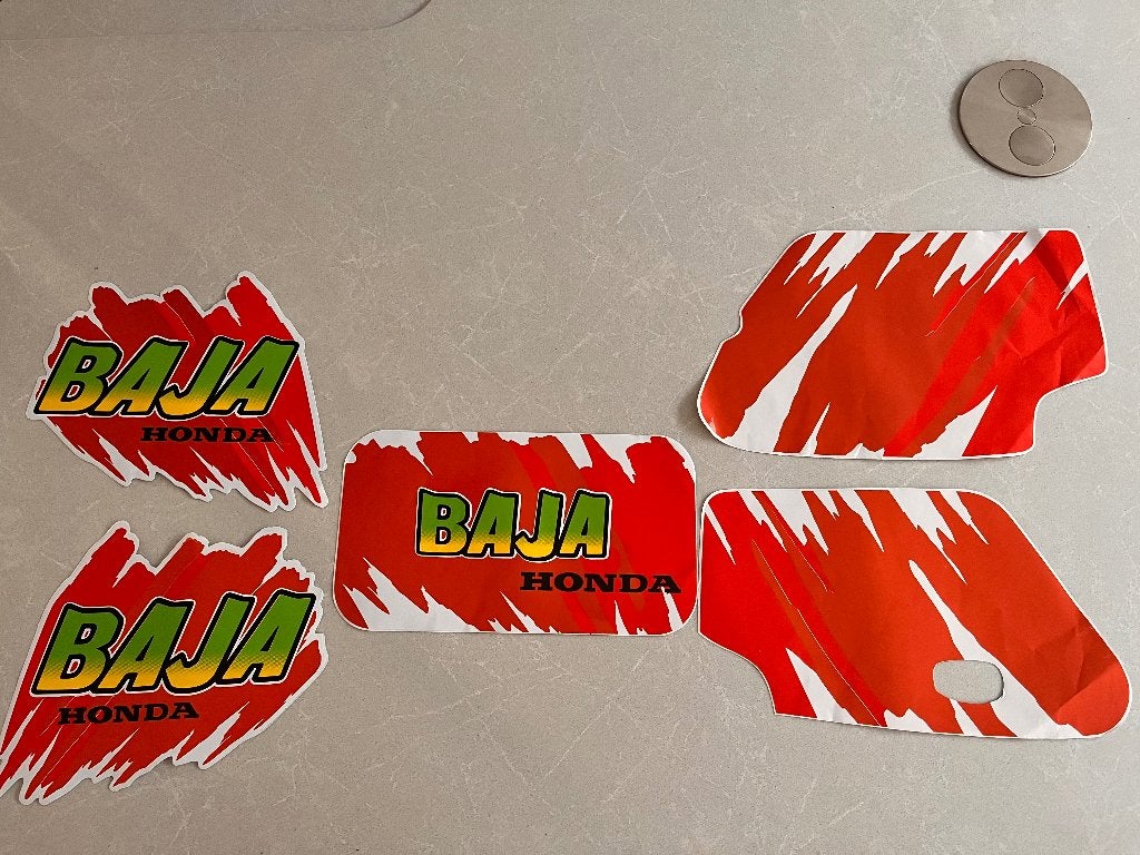 Replica stickerset baja / Z50R, Fietsen en Brommers, Ophalen, Zo goed als nieuw, Overige merken