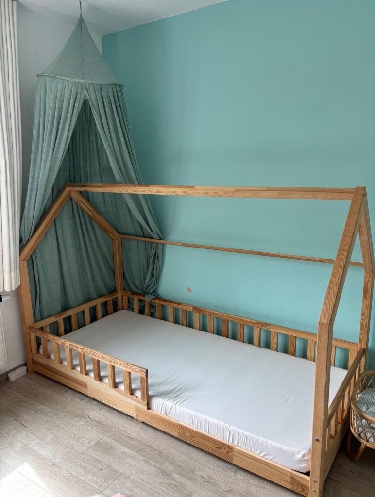 Kinderbed, Ophalen, 85 tot 100 cm, Gebruikt, Matras