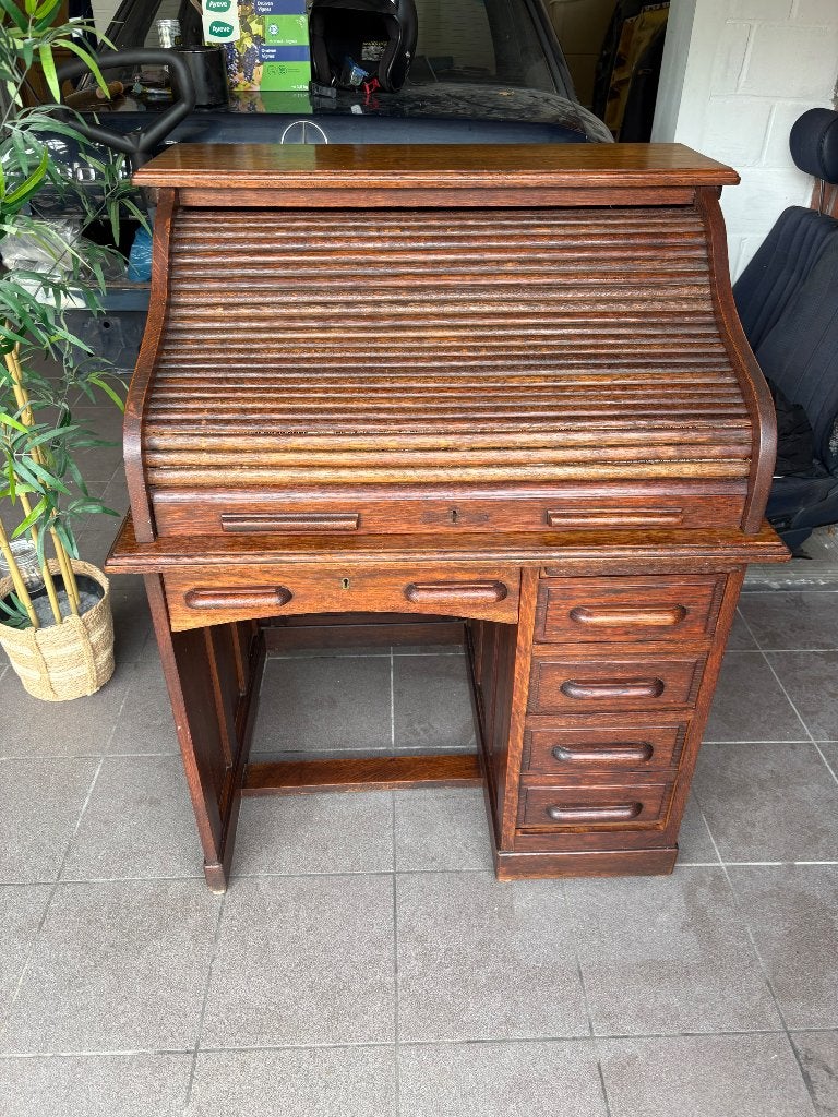 Bureau hout, Huis en Inrichting, Bureaus, Ophalen, Hout