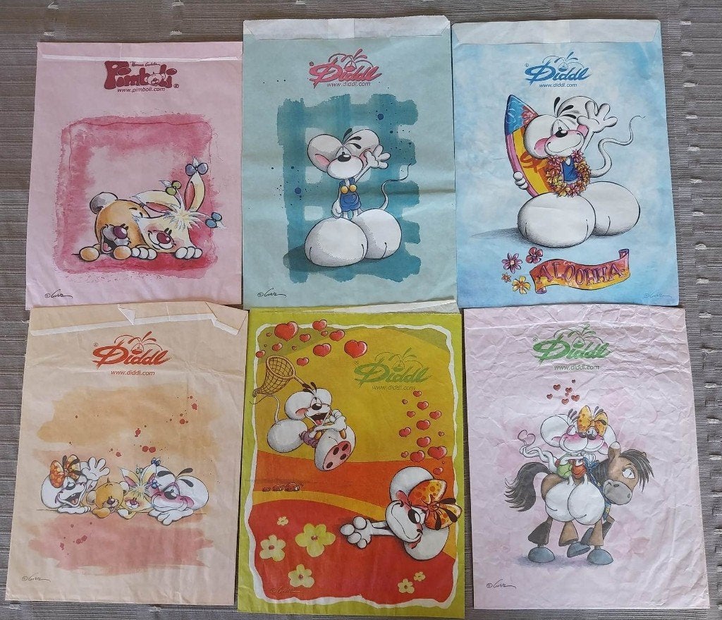 Diddl zakjes, Enlèvement ou Envoi, Diddl, Utilisé, Sac, Valise ou Pochette