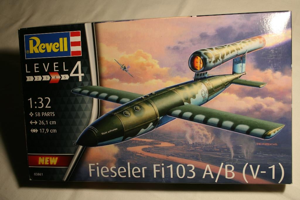 Revell 03861 1/32 Fieseler Fi103 A/B V-1, Revell, Nieuw, Ophalen of Verzenden, Groter dan 1:72