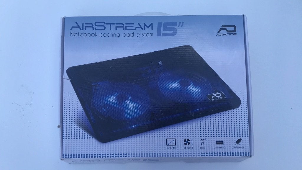 Laptop Cooler, Ophalen, Zo goed als nieuw, Luchtkoeling