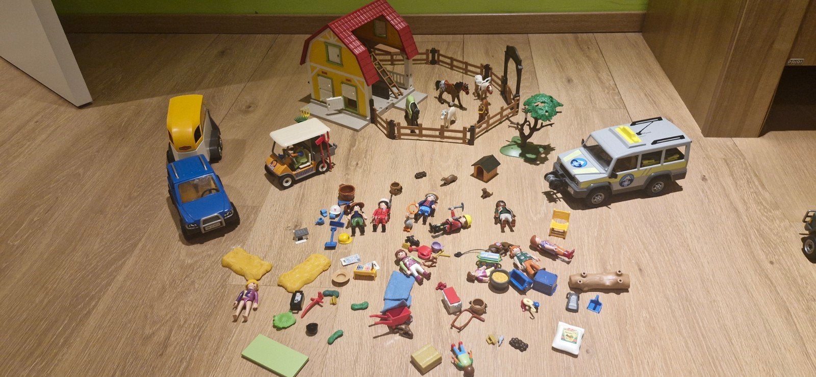 mooi groot lot playmobil, Kinderen en Baby's, Speelgoed | Playmobil, Ophalen, Zo goed als nieuw, Complete set
