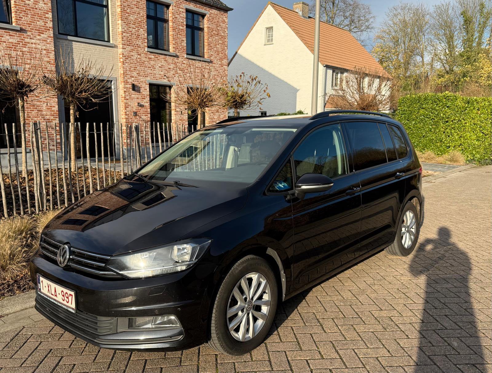 Volkswagen Touran, Auto's, Volkswagen, Parkeersensor, Zwart, Particulier, Te koop