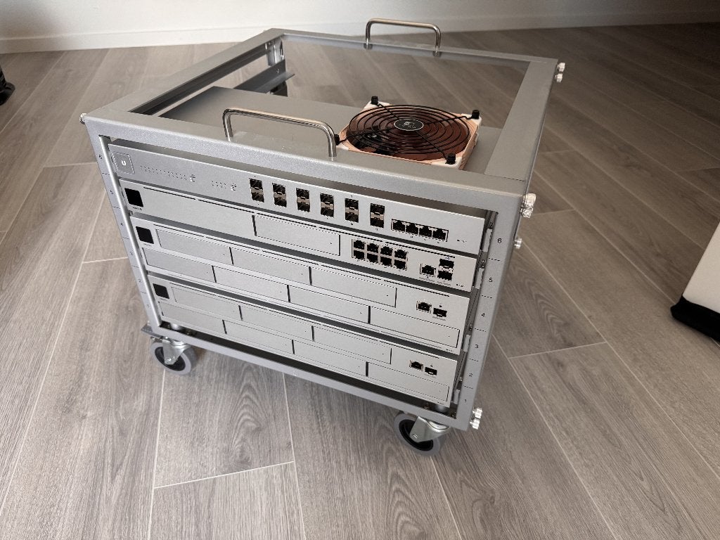 Ubiquiti UDR SE - UNAS PRO - UniFi US-16-XG - 4x4TB SSD, Computers en Software, Netwerk switches, Zo goed als nieuw, Ophalen