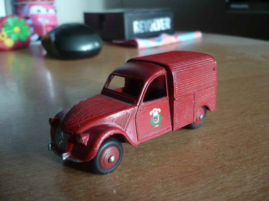 dinky toys citroen 2cv pompier TBE de jeux, Enlèvement ou Envoi, Utilisé, Voiture, Dinky Toys