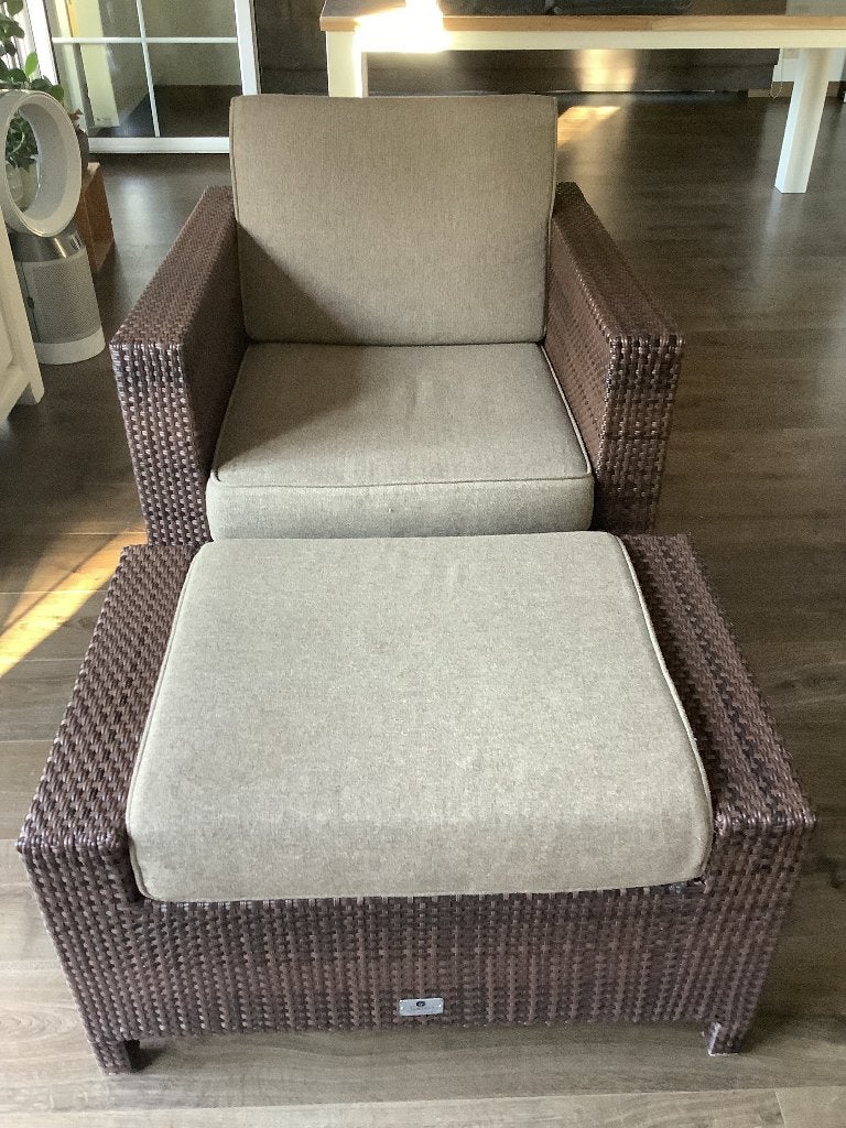 Relax zetel voor buiten, Ophalen, Kunststof, Eenpersoons, 75 tot 100 cm