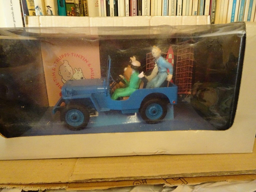 Jeep Hapax Tintin - Objectif lune - Hergé, Enlèvement ou Envoi, Tintin, Comme neuf, Statue ou Figurine