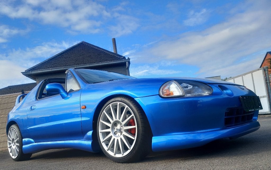 Oldtimer CRX del sol VTI-e in uitzonderlijke staat!, Auto's, Voorwielaandrijving, Zwart, Cabriolet, Particulier