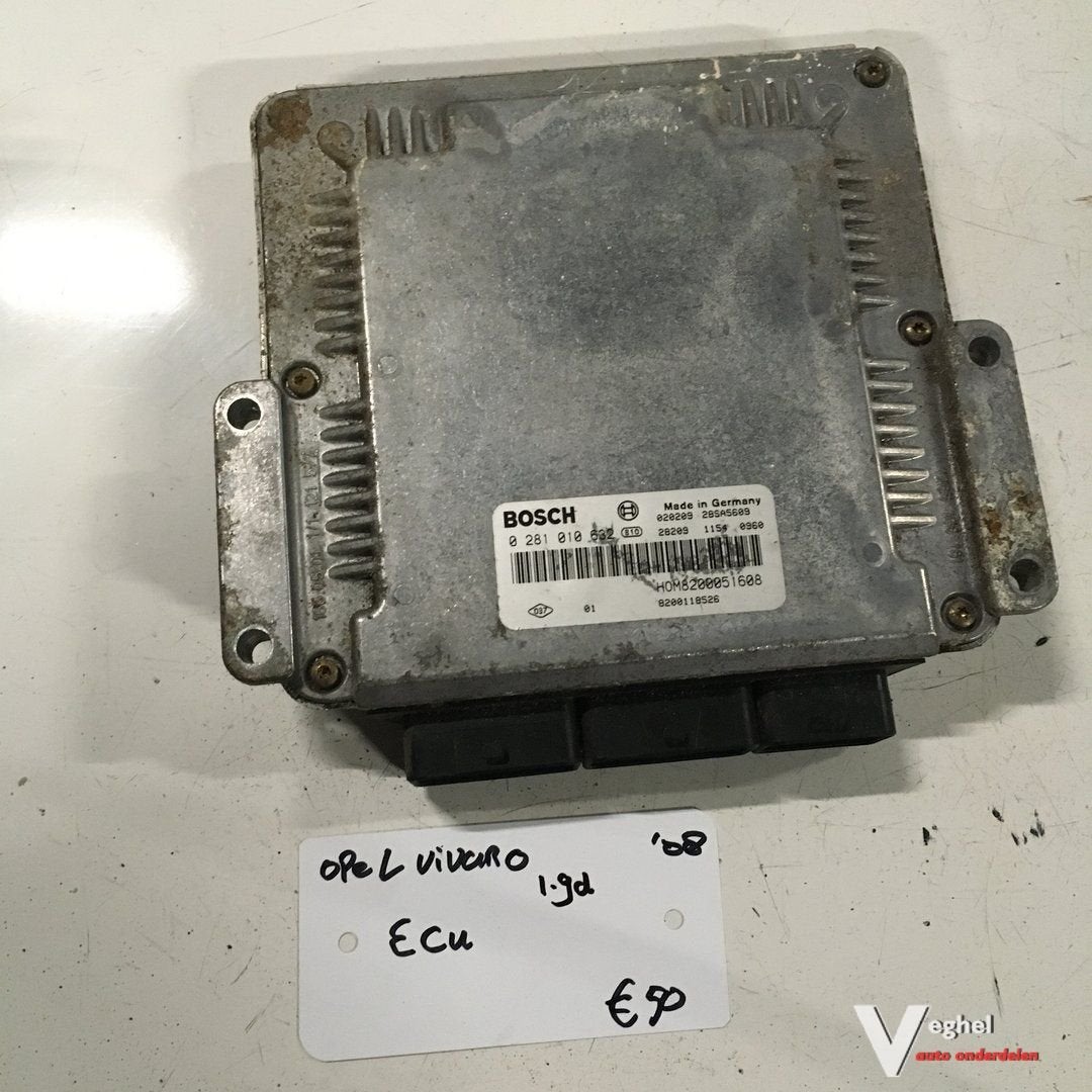 Opel Vivaro 1.9D 2008 ECU 0 281 010 632, Gebruikt, -, -, Ophalen of Verzenden
