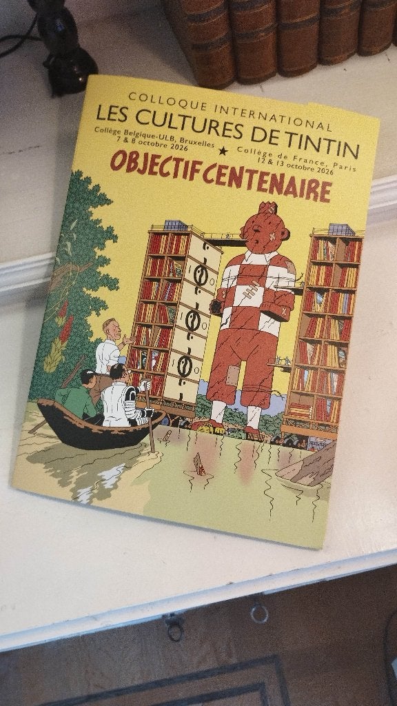 Colloque LES CULTURES DE TINTIN 2026 Résumés & Documentation, Enlèvement ou Envoi, Tintin, Neuf, Autres types