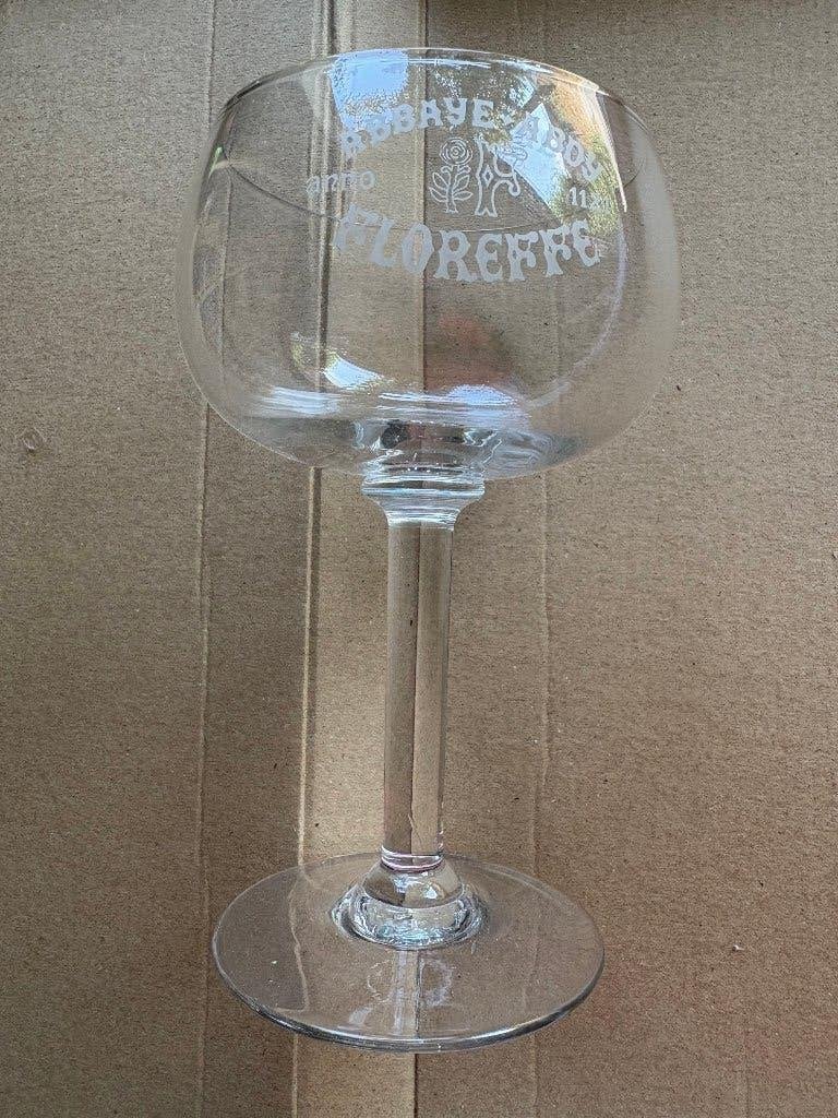 Floreffe (4 glazen), Verzamelen, Biermerken, Gebruikt, Glas of Glazen, Overige merken, Ophalen of Verzenden