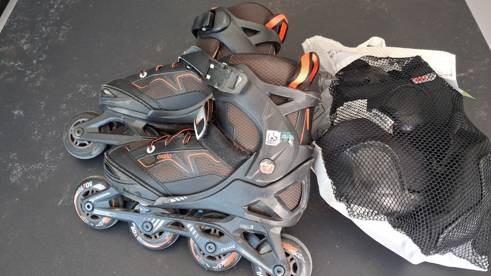 Skeelers Oxelo 35-38, Sport en Fitness, Skeelers, Ophalen of Verzenden, Bescherming