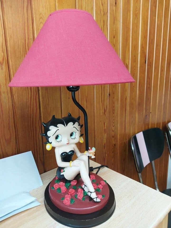 lampe bettyboop, Zo goed als nieuw, Rood, Vintage, Ophalen