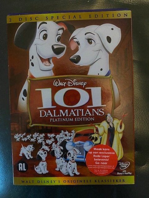 101 Dalmatiërs  2-disc DVD van Walt Disney   nieuwstaat, Europees, Tekenfilm, Alle leeftijden, Nederlands