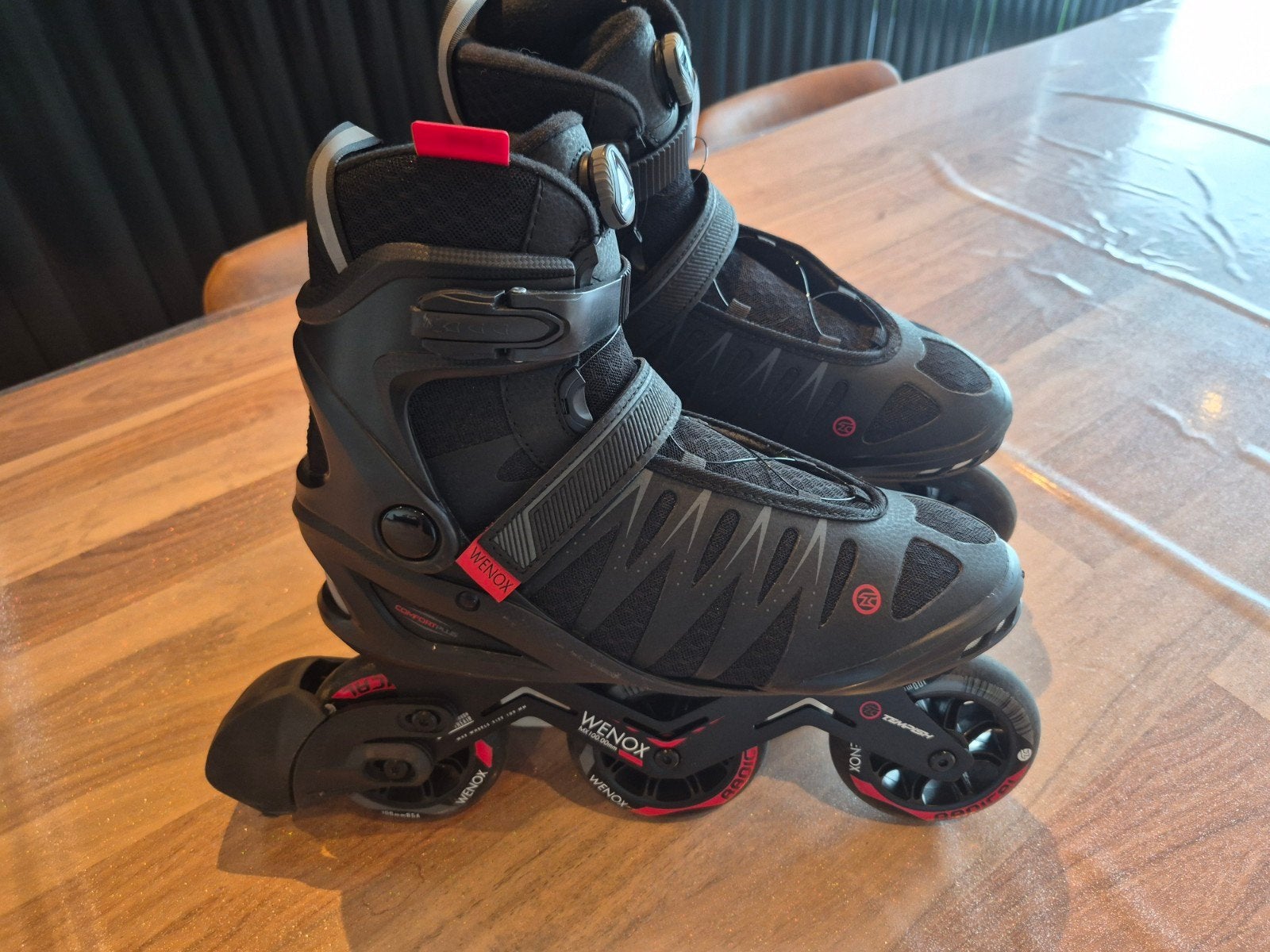 Rollerblades - Maat 45 - Tempish - 3 wielen, Sport en Fitness, Skeelers, Verstelbaar, Heren, Overige typen, Zo goed als nieuw