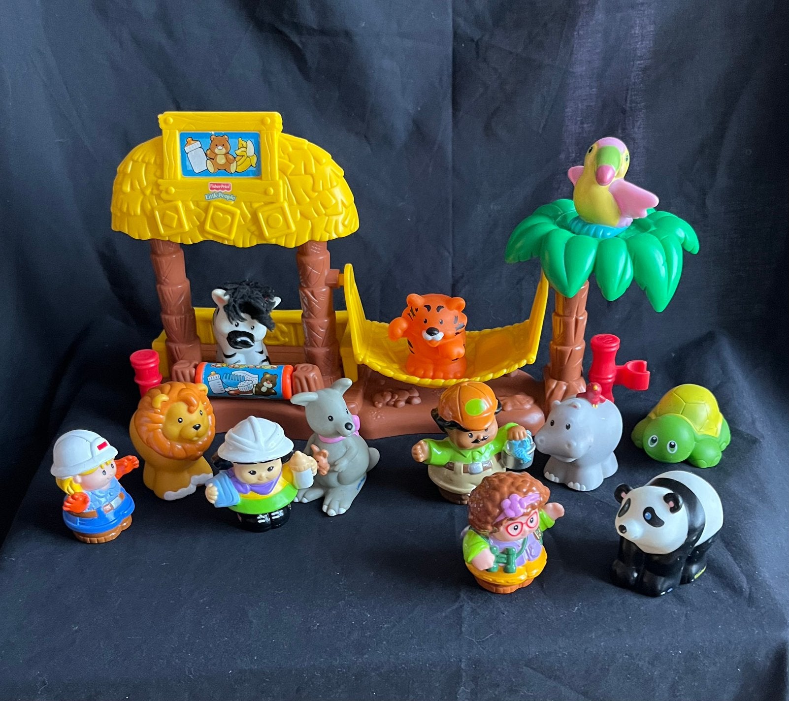 Fisher price | Little People| Dierentuinset | Jungleschommel, Kinderen en Baby's, Speelgoed | Fisher-Price, Ophalen of Verzenden