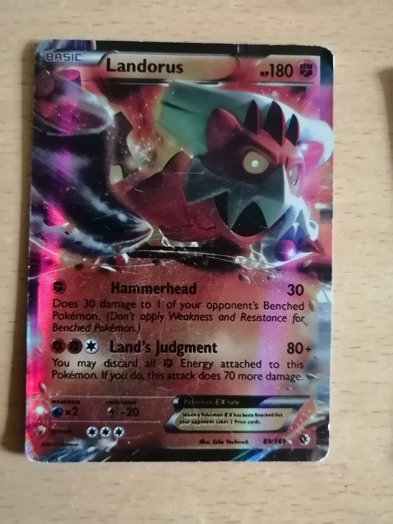 Carte Pokémon Démétéros EX (Landorus EX 89/149) HP180, Ophalen of Verzenden