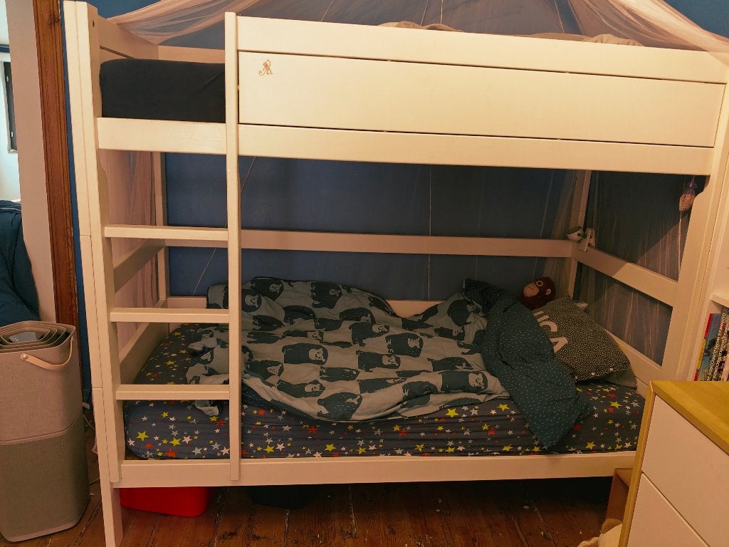 Lifetime stapelbed 90x200, Kinderen en Baby's, Ophalen, Gebruikt, Stapelbed