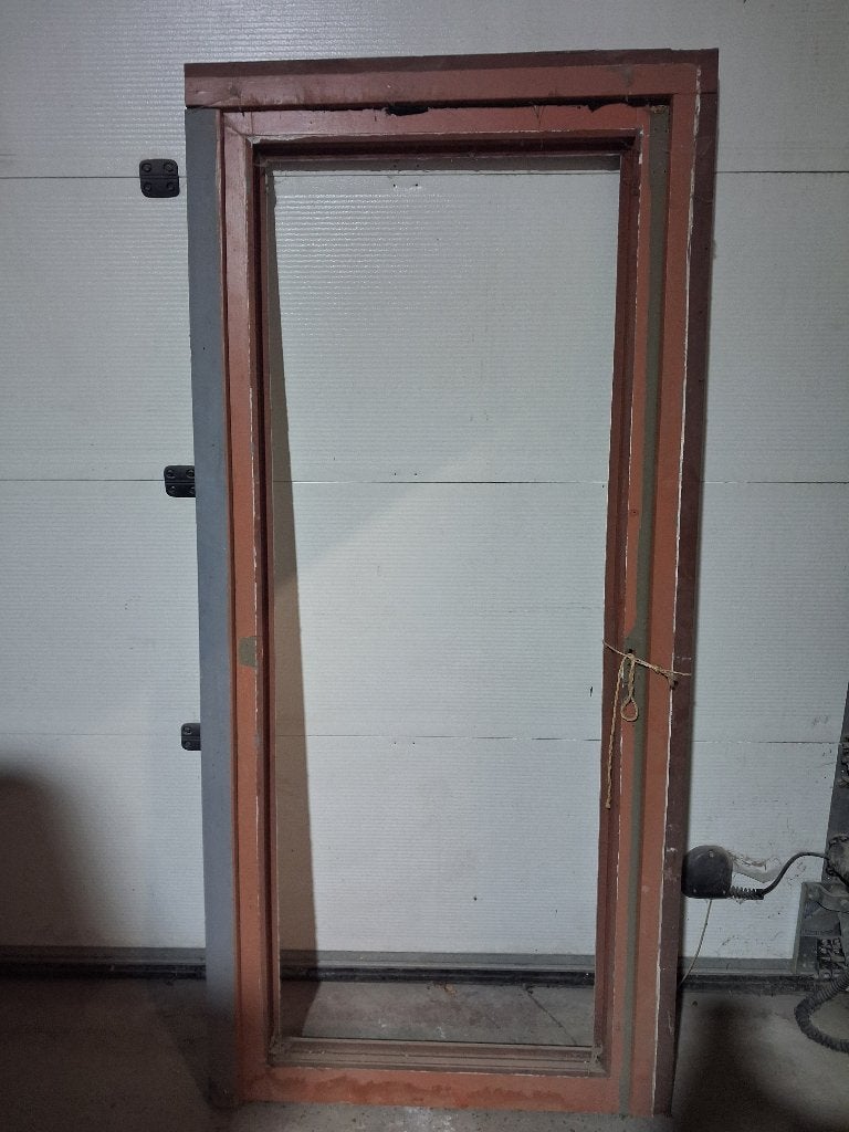 Deur meranti, Ophalen, Gebruikt, 80 tot 100 cm, Overige typen