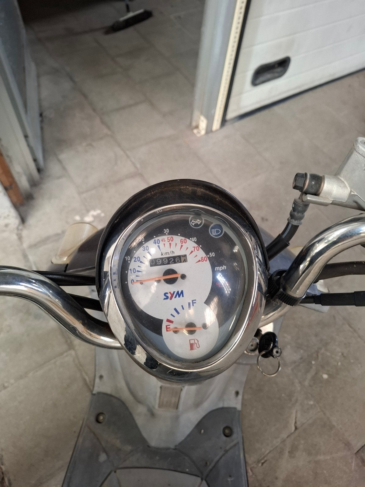 scooter sym mio 50 zonder papieren, Fietsen en Brommers, Gebruikt, Klasse B (45 km/u), Benzine, 50 cc