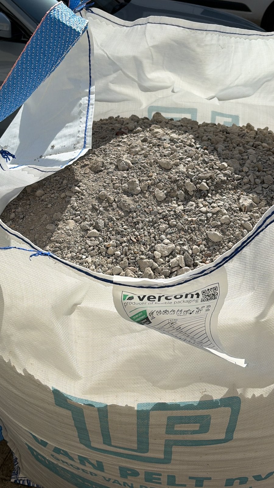 Betongranulaat 0/40 fundering terras, Tuin en Terras, Ophalen, Zo goed als nieuw