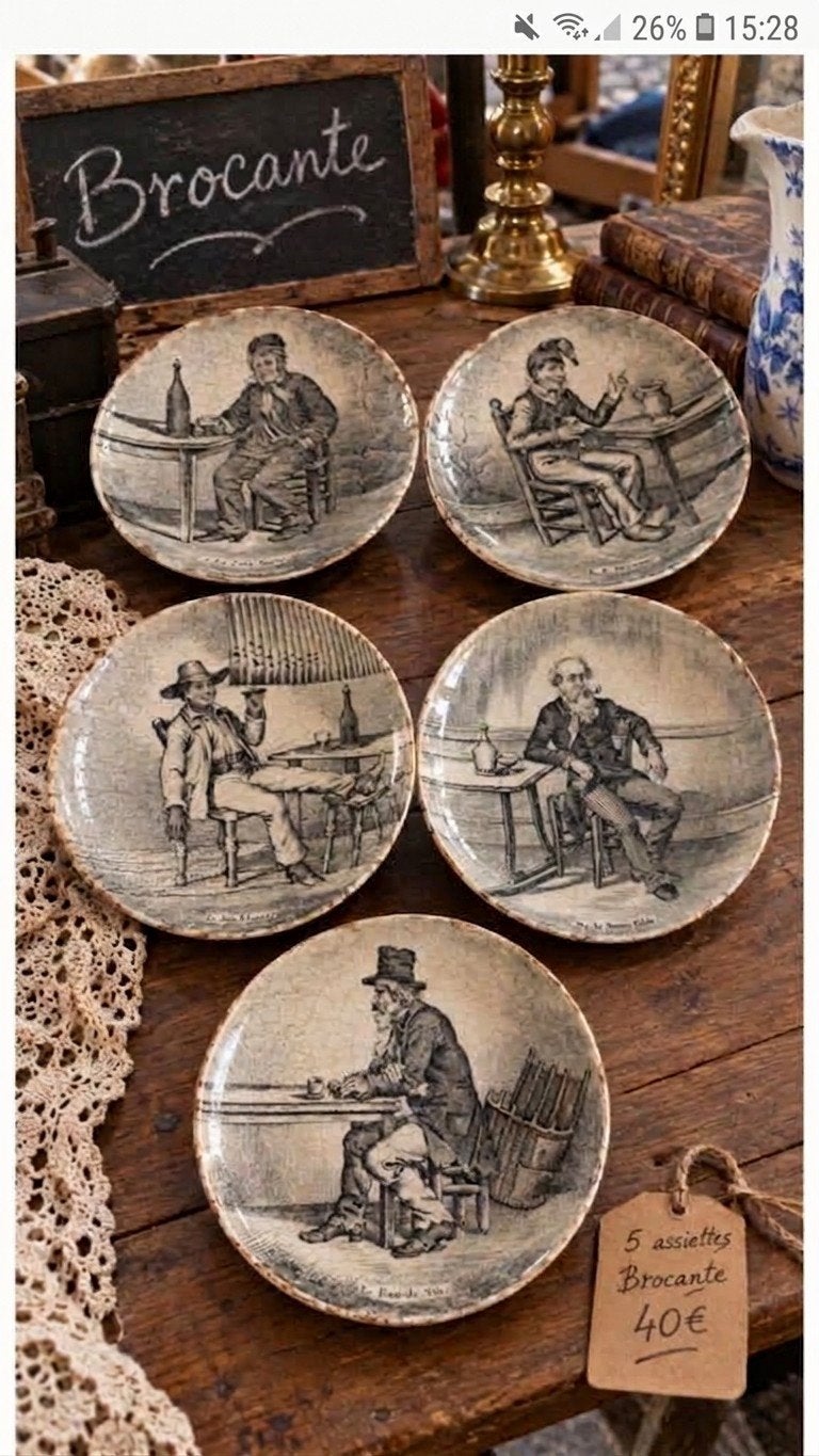 Vintage onderzetters, Antiek en Kunst, Ophalen