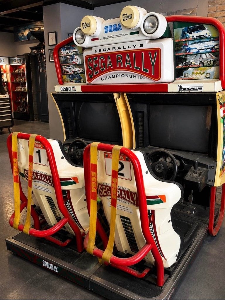 Borne arcade Sega Rally, Games en Spelcomputers, Ophalen, Overige modellen, Zonder controller, Gebruikt