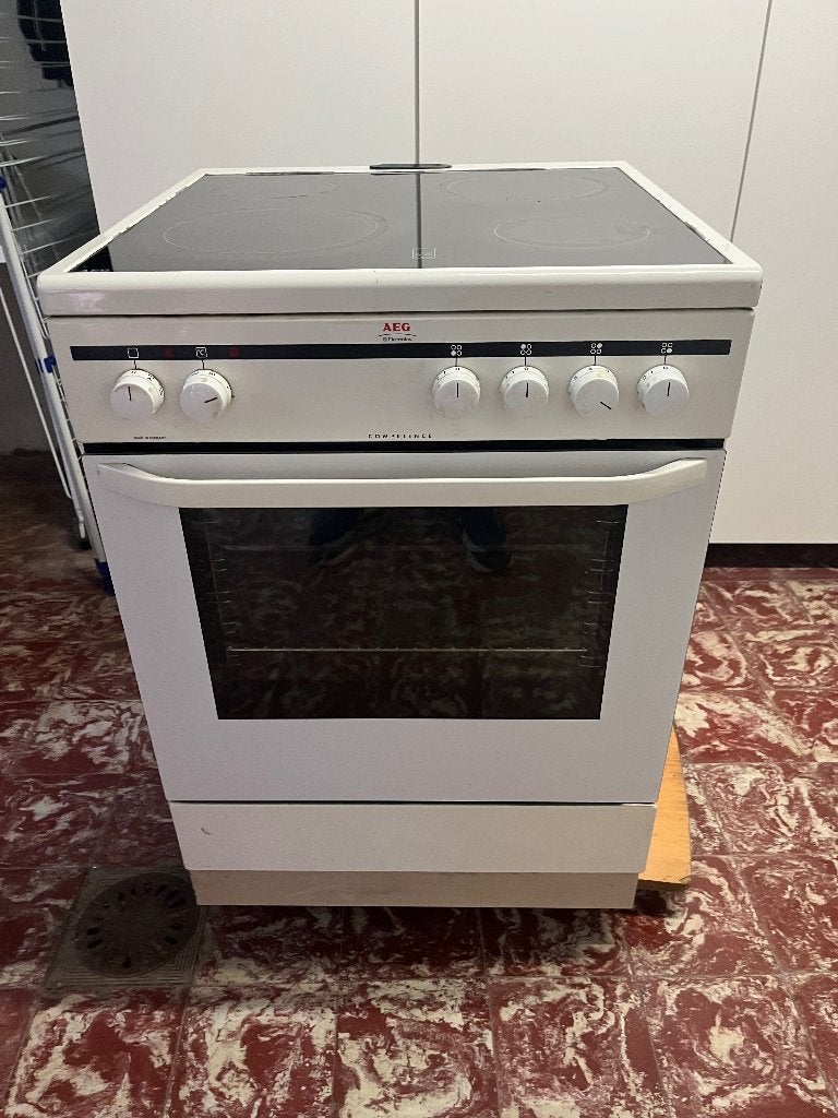 Aeg inductiefornuis met oven, Ophalen, Gebruikt, Oven, AEG