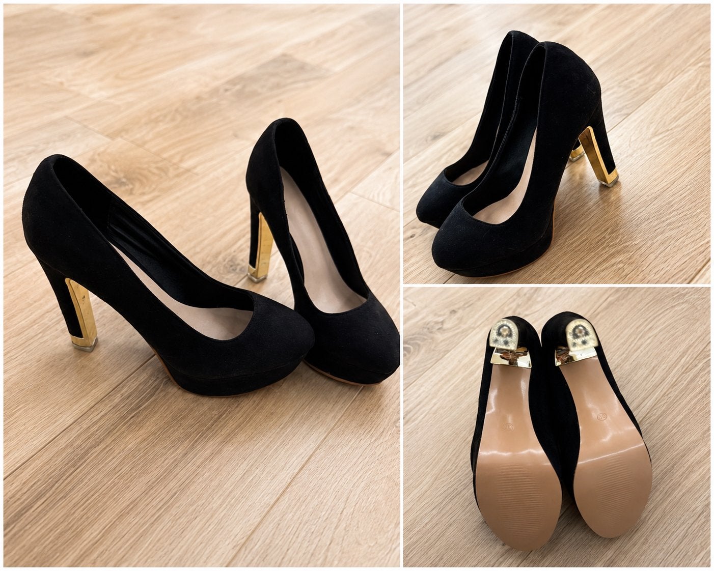 Talon, Neuf, Chaussures à haut talons, Enlèvement, Noir