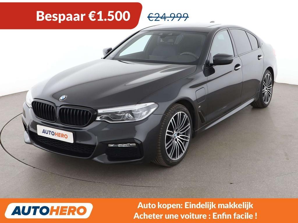 BMW 5 Serie 530 530e M Sport (année de construction 2017), Autos, Argent ou Gris, 4 portes, Noir, Anti démarrage