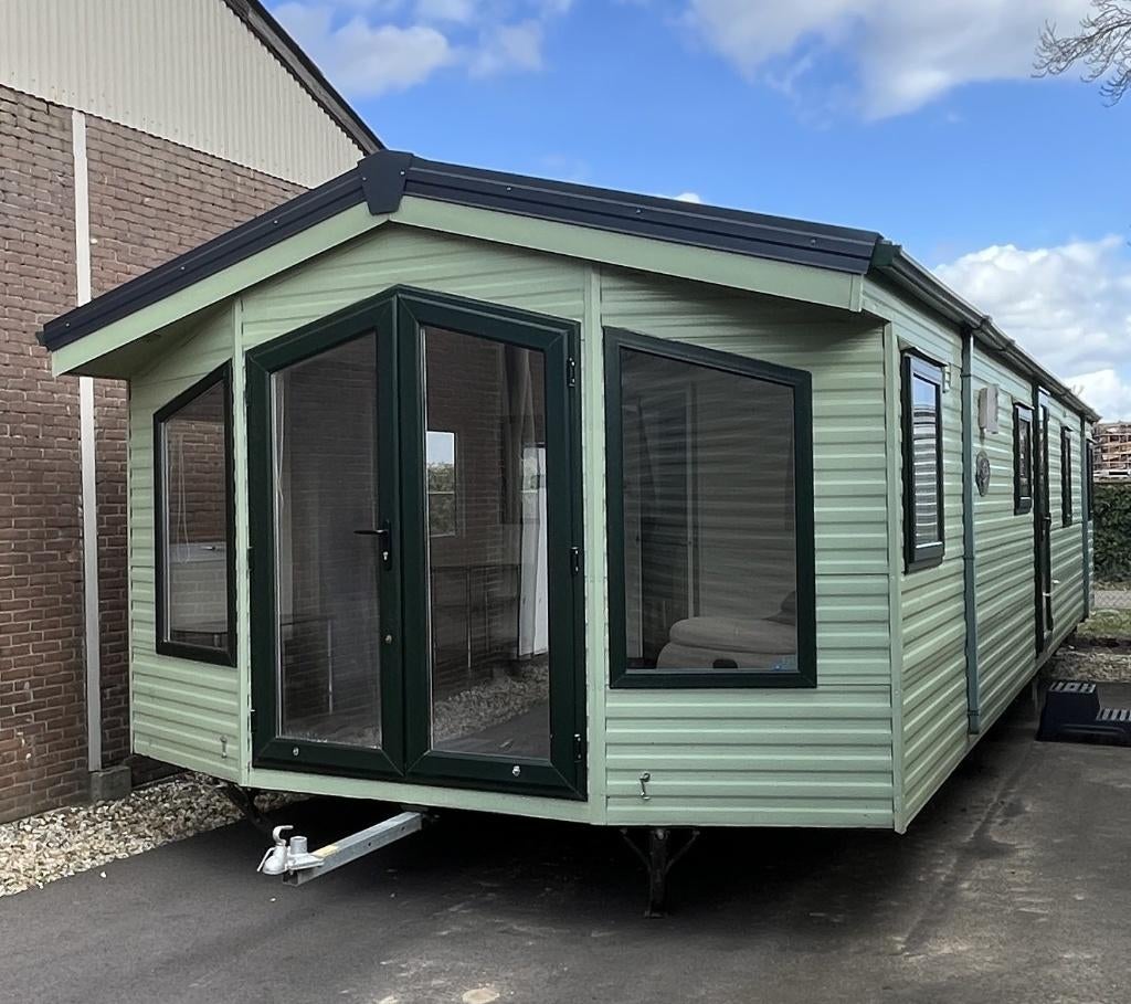 Delta Pure Panorama 2014, centrale verwarming, dubbel glas, Caravans en Kamperen, Stacaravans, tot en met 4, Verzenden