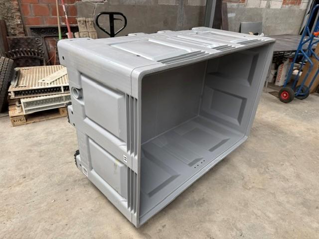 Palletbox met deksel, merk Schoeller Allibert, Comme neuf, Enlèvement, 50 cm ou plus, 100 cm ou plus