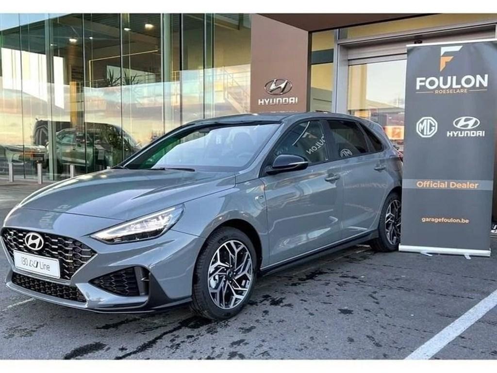 Hyundai i30 1.0T-GDI TECHNO N-Line | STOCK, Argent ou Gris, Achat, Boîte manuelle, Noir