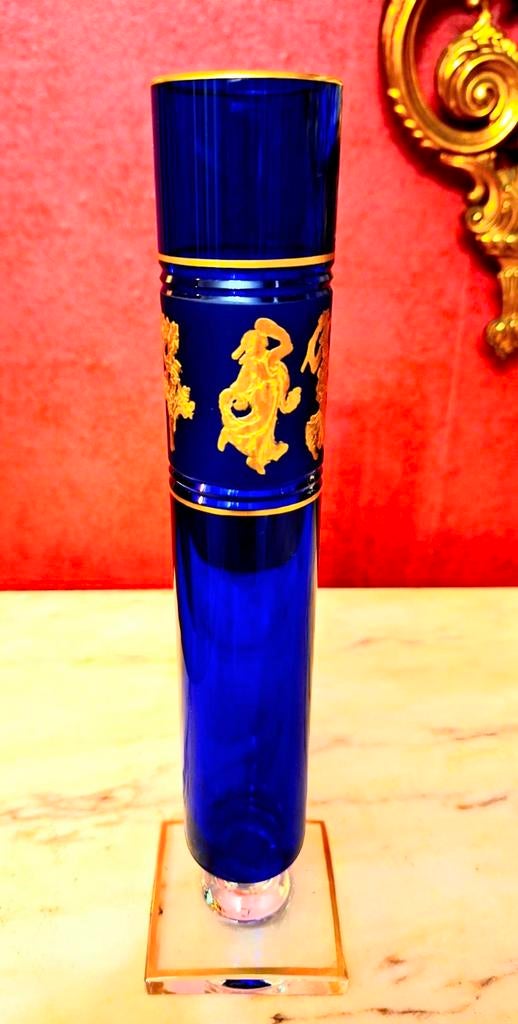 VASE SOLIFLORE CRISTAL VAL SAINT LAMBERT "DANSE DE FLORE", Enlèvement ou Envoi