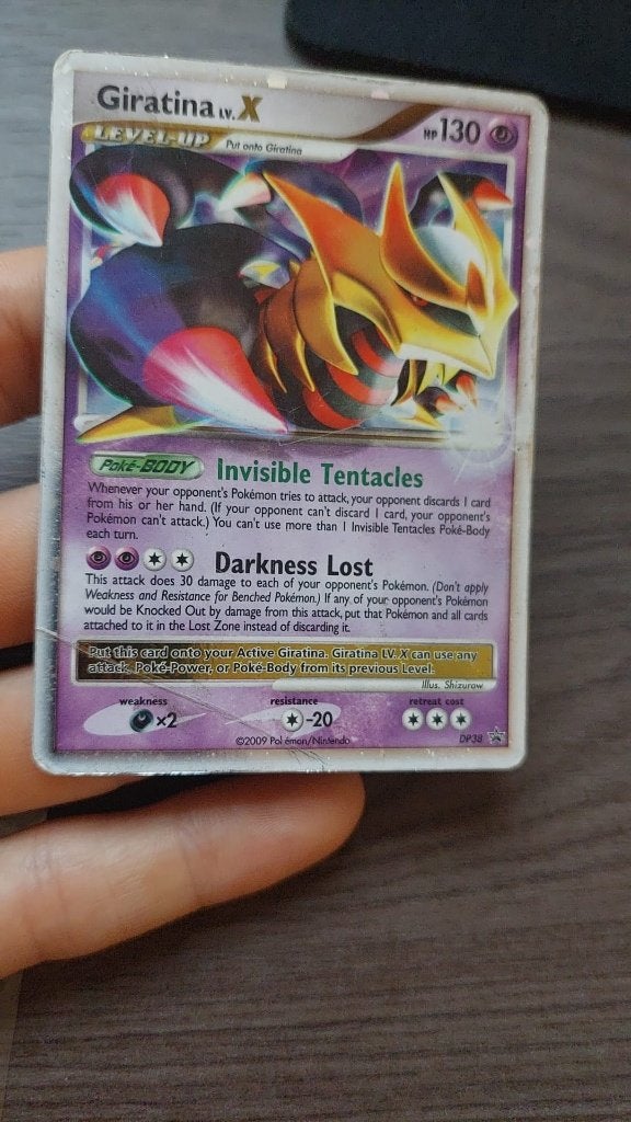 Pokemon Giratina lvx, Ophalen of Verzenden, Gebruikt, Losse kaart, Foil