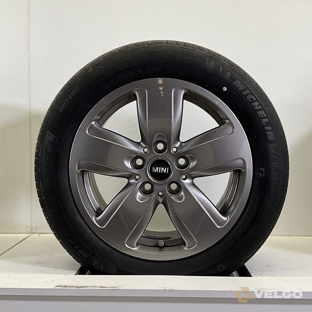 MINI COOPER STYLING 517 SET VELGEN + ZOMER BANDEN 16 INCH, Auto-onderdelen, Gebruikt, -, Banden en Velgen, -