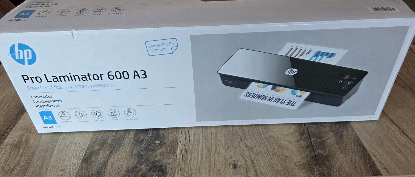 HP Pro Laminator 600 A3, Enlèvement