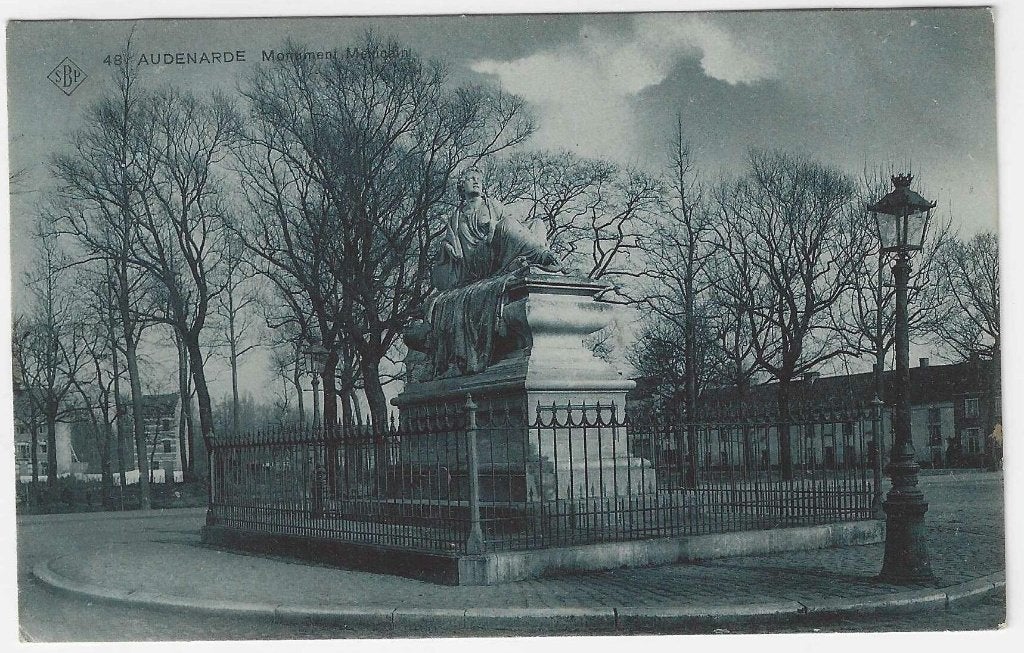 Carte postale Audenarde, Monument Mexicain, Enlèvement ou Envoi, Avant 1920, Affranchie, Flandre Orientale