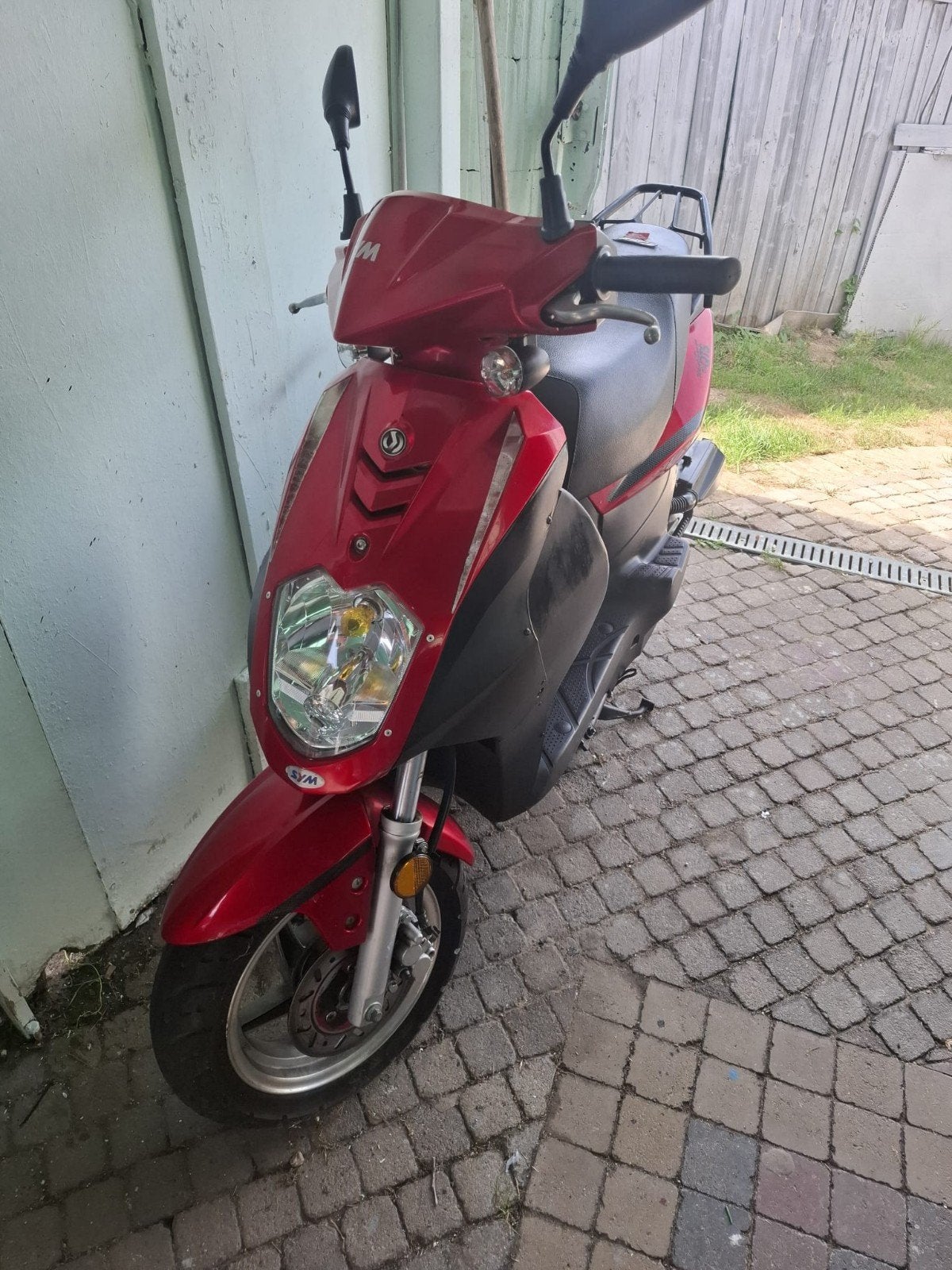 50CC Brommer merk SYM 4-takt klasse B, Fietsen en Brommers, Ophalen, Gebruikt, SYM, Benzine