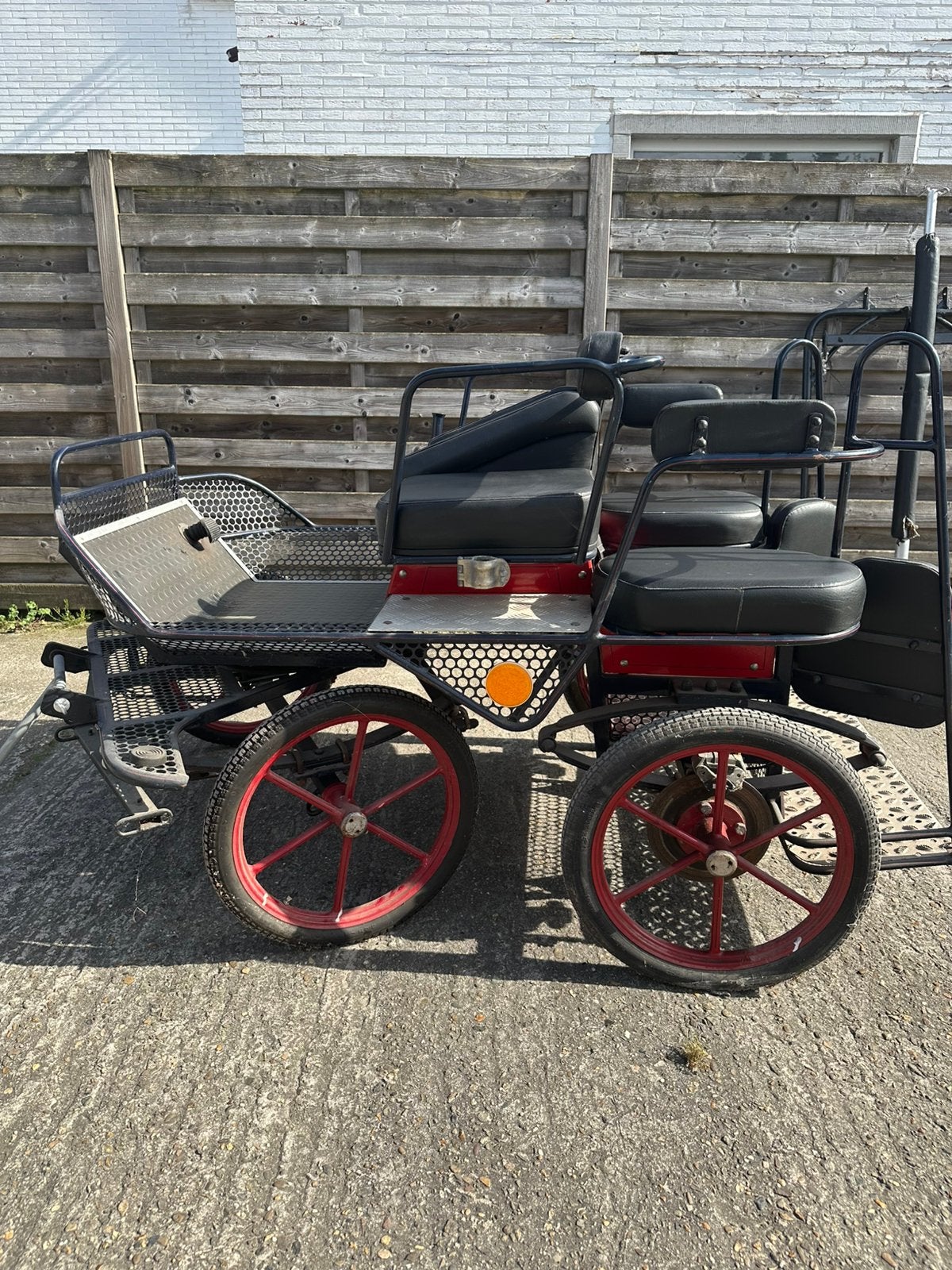 Recreatiekoetsje voor shetlandpony’s, Dieren en Toebehoren, Gebruikt, Marathonwagen, Pony